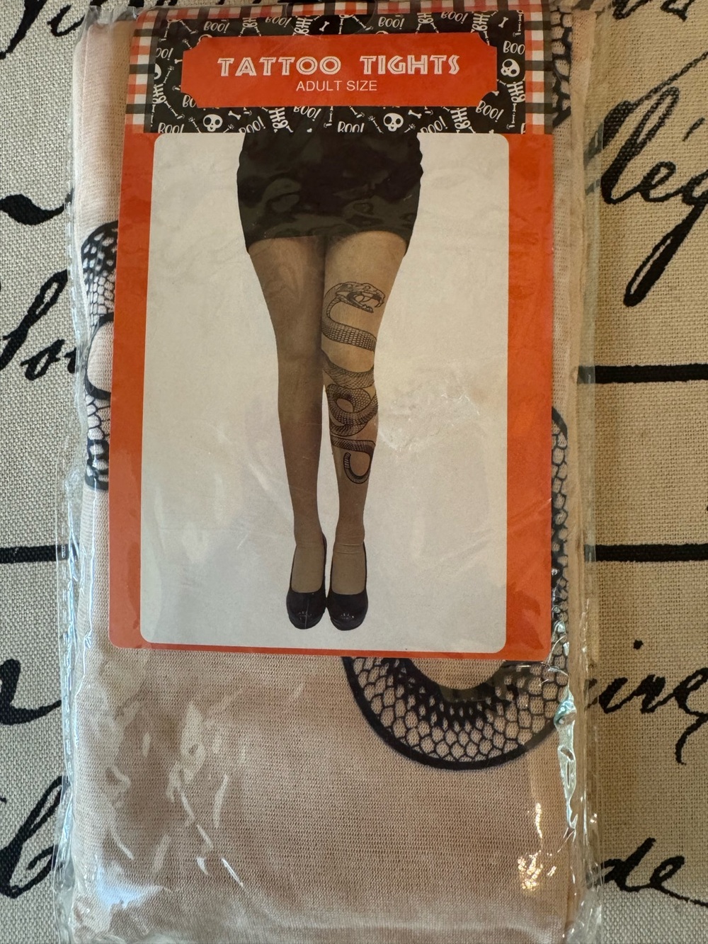 Women's Snake Tattoo Tights